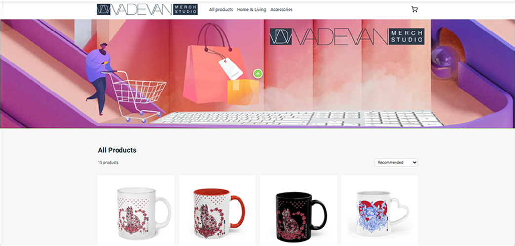 VADEVAN|MERCH STUDIO|PRINTIFY